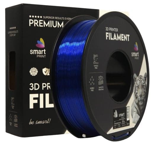 smart print PETG transparent blue